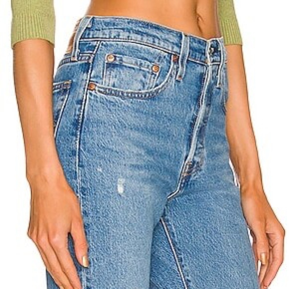 Levi’s Premium‎ 501 Skinny in Jazz Loved Distressed Size 25 - Picture 9 of 10